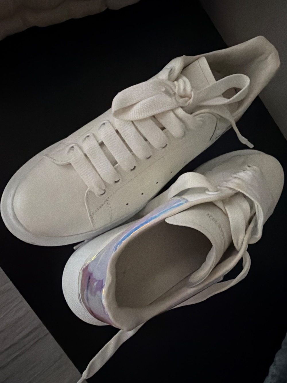Iridescent Alexander McQueen sneakers - Picture 2 of 2